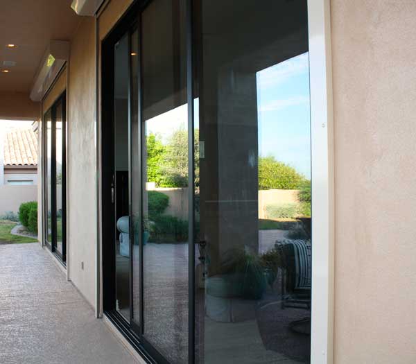 Commercial property with security shutters