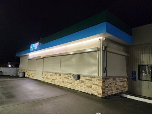 Manual shutters down on Pinnacle 365 home